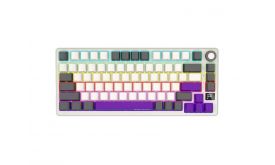 Lorgar KBP7075W vezeték nélküli gaming billentyűzet 75% mech RGB, bézs (LRG-KBP7075W-RT)