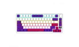 Lorgar KBP7075W vezeték nélküli gaming billentyűzet 75% mech RGB, fehér (LRG-KBP7075W-WH)