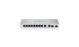ZYXEL Switch 8x1000Mbps + 2x2500Mbps + 2xSFP+ Nem Menedzselhető, (XGS1010-12-ZZ0102F)