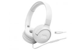 JBL Tune 520C vezetékes fejhallgató, Fehér (JBLT520CWHT)