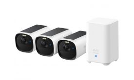 Anker eufy Cam E40 3-Cam Kit (HomeBase 2) biztonsági kamera rendszer White (E8144324)