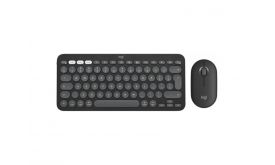 Logitech Pebble 2 Combo Slim Bluetooth Keyboard and Mouse for Mac - Graphite - US (920-012244)