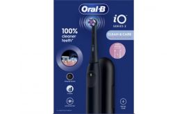 Oral-b iO2 Series Night Black (RW pótfejjel) + utazó tok (10PO010470)