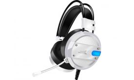 BARACUDA BGH-031W CONCH-W vezetékes gamer fejhallgató mikrofonnal, fehér (BC BGH-031W)