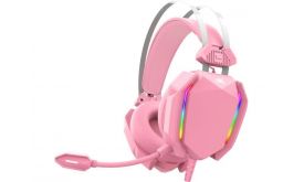 BARACUDA BGH-041P SEAGUL-P gamer fejhallgató mikrofonnal, pink