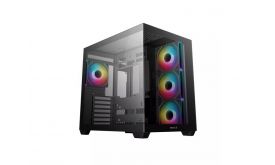 DEEPCOOL CG530 4F ATX PC ház, Tápegység nélkül, Fekete, Üvegfalú (R-CG530-BKADA4-G-1)