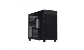 ASUS Prime AP303, Tápegység nélkül, Fekete, Üvegfalú PC ház (AP303/BK/TG)
