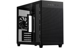 Asus Prime AP201 TG mini számítógépház, fekete