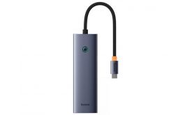 Baseus UltraJoy 6-Port HUB dokkoló állomás, szürke (B00052802811-00)