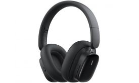 Baseus Bowie H1i Noise Cancelling Wireless Headphones vezeték nélküli fejhallgató (A00050402113-00) fekete