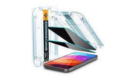 SPIGEN EZ FIT képernyővédő üveg 2db, ÁTLÁTSZÓ - iphone 15/16 (AGL06905)