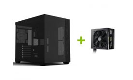 Cooler Master Midi CD600 + ST4 fans + MWE Gold V2 750W számítógépház