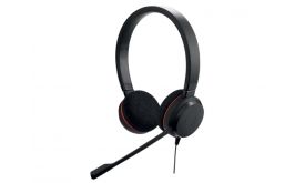 JABRA Evolve 20, Stereo headset MS + USB C/A adapter, fekete (4999-823-169)