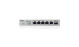 ZYXEL Switch 5x2500Mbps + 1xSFP+ Fémházas Asztali Nem menedzselhető, XMG-105-ZZ0101F