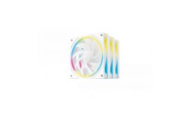 DEEPCOOL Rendszerhűtő Ventilátor FL12 SE WH 3IN1 ARGB, 12cm, (3 darab/csomag)