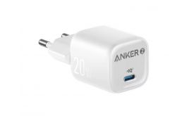 Anker Zolo Charger 20W kompakt GaN USB‑C töltő (A2699G21) White