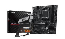 MSI PRO A620AM-G EVO WIFI AM5 m-ATX Alaplap