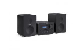 Sharp XL-B514(BK) Tokyo FM bluetooth mikrohifi rendszer fekete fa hangszórókkal