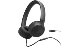 JBL Tune 530 USB-C vezetékes fejhallgató, fekete