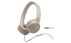 JBL Tune 530 USB-C vezetékes fejhallgató (T530CBEG) bézs