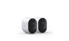 Arlo Pro 5 Outdoor Security Camera - 2 Camera Kit (Base station not included), White - VMC4260P-100EUS