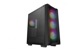 DEEPCOOL CC560 MESH V2 ATX PC ház, Tálpegység nélkül, fekete, Üvegfalú (R-CC560-BKAMA4-G-2)