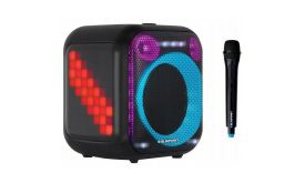 Blaupunkt PB6LED Hordozható Bluetooth Hangszóró, LED, Fekete (PB6LED)