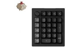 Keychron V0 Ultra 8K Bluetooth, Vezeték nélküli, Silk POM Red Mechanikus Numerikus Billentyűzet (V0U-D1)