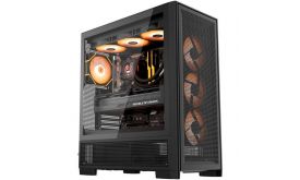 DarkFlash AIRNOVA számítógépház + 3 ventilátor (AIRNOVA BLK +3F) fekete