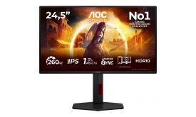 AOC IPS Gaming 260Hz monitor 24,5 25G4ZR, 1920x1080, 16:9, 300cd/m2, 1ms, 1xHDMI/1xDisplayPort, pivot