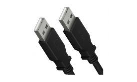 Yenkee YCU 012 BK USB A 2.0 M/M kábel (37000023)