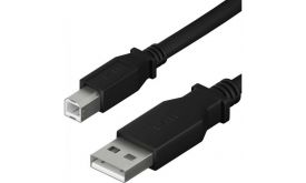 Yenkee YCU 015 BK USB A/B 1,5m Nyomtatókábel (37000026)