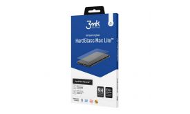 3MK HARD GLASS MAX LITE képernyővédő üveg (3D, 0.3mm, 9H) FEKETE (GP-174519)