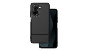 Gigapack Szilikon telefonvédő (ütésállóság, kameravédő, karbon minta) FEKETE (GP-177522)