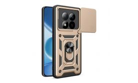 Gigapack Defender szilikon telefonvédő (ütésállóság, tartógyűrű, kameravédő) ARANY (GP-180404)