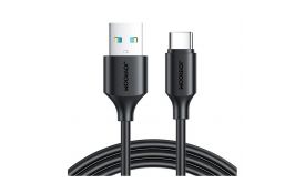 JOYROOM adatkábel (USB - Type-C, 3A, PD gyorstöltő, 200cm) FEKETE (S-UC027A9_B_200)