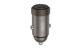 XO CC70 autós töltő Type-C aljzat, 30W, PD gyorstöltő (XO-CC70) FEKETE