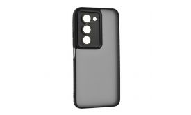 Gigapack Szilikon telefonvédő (ütésállóság, akril hátlap, kameravédő) FEKETE (GP-174580)