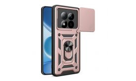 Gigapack Defender szilikon telefonvédő (ütésállóság, tartógyűrű, kameravédő) ROZÉARANY (GP-180417)