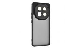 Gigapack Szilikon telefonvédő (ütésállóság, akril hátlap, kameravédő) FEKETE (GP-180571)