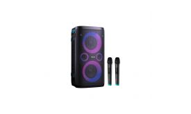 HISENSE Party Storm 1 Bluetooth Party Hangszóró 2 db mikrofonnal, 2.0CH, 300W, Fekete