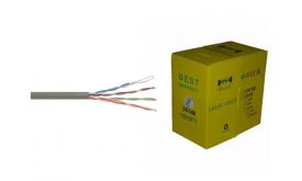 WIRETEK UTP Falikábel dobozos CAT 6 305m 26AWG beige