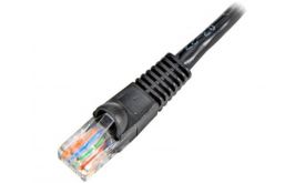 Wiretek UTP Patch Kábel Cat.5E 1 m (WL021BG-1 BL) Fekete