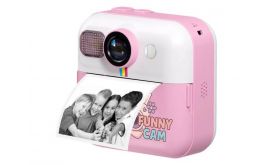 Carneo Funny Cam mini fényképezőgép, rózsaszín (8588010359094)