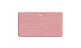 Logitech Keys-to-go Ultra-light, Ultra-Portable Bluetooth Keyboard for iPhone, iPad, Apple TV and Mac - BlushPink - UK (920-010059)