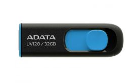 ADATA UV128 USB3.0 pendrive, 32GB (AUV128-32G-RBE) fekete/kék