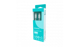 ADATA kábel USB 3.2 - USB TypeC - TypeC 1m műanyag fehér (CACC-100PN-WH)