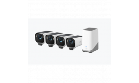 ANKER EUFYCAM S3 Pro Biztonsági Kamera Rendszer (4+1) 4K UHD, Beépített Napelem, BionicMind, kültéri - T88943W1