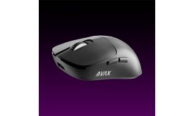 AVAX Vezeték Nélküli Egér - LW02 PRO tri-mode 1k lightweight, Gamer, fekete