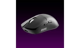 AVAX Vezeték Nélküli Egér - LW03 PRO PAW3395 Tri-mode 8k lightweight Gamer, fekete
